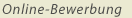 Online-Bewerbung